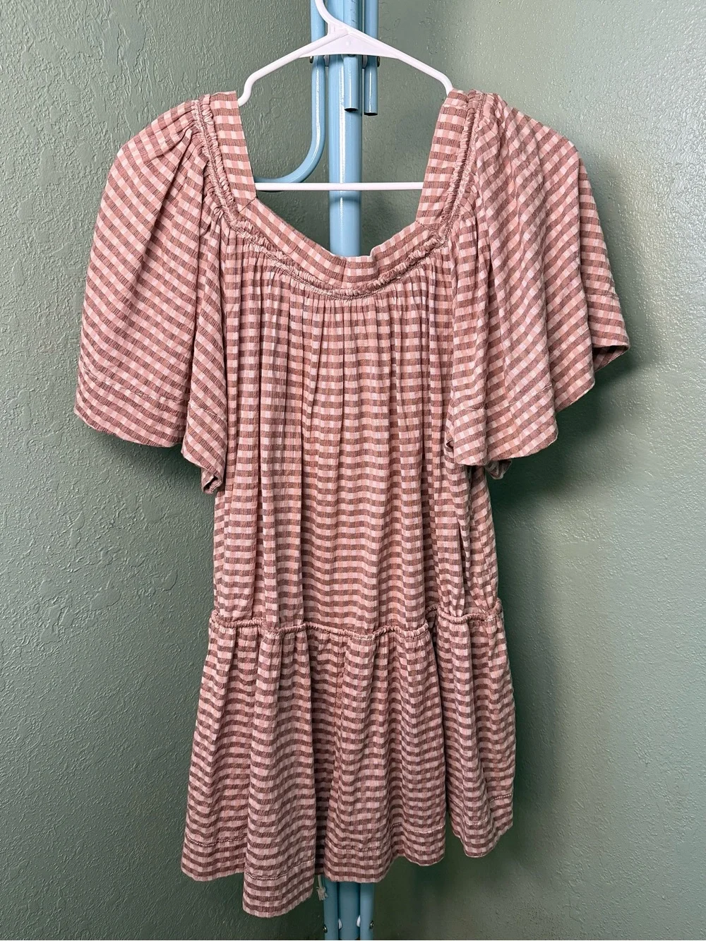 Free People Country Line Plaid Romper - Picture 5 of 9